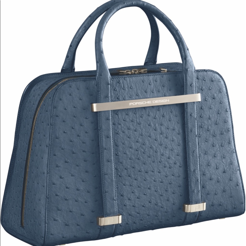 Porche Design Exotic Ostrich handbag